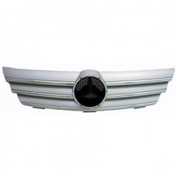 GRELHA FRONTAL SPORT / MERCEDES C W203 COUPE / 00-04 PRATA / CROMADO