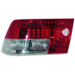 SET PILOTOS DE DISEÑO CALIBRA, 90->->- LED- CRISTAL CLARO ROJO-BLANCO