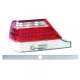 FAROLINS TRASEIROS LED / MERCEDES S W140 / 94-98 VERMELHO BRANCO