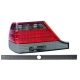 FAROLINS TRASEIROS LED / MERCEDES S W140 / 94-98 VERMELHO CINZA