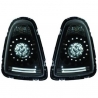 FAROLINS TRASEIROS LED / MINI COOPER / 06-10 FUNDO PRETO