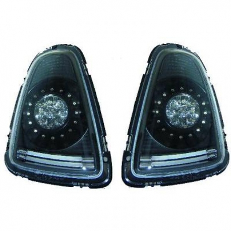 FAROLINS TRASEIROS LED / MINI COOPER / 06-10 PRETO ESCURECIDOS