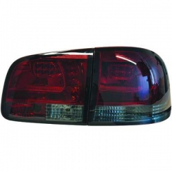 PILOTOS TRASEROS LED TOUAREG 02-10 CRISTAL CLARO-ROJO-NEGRO